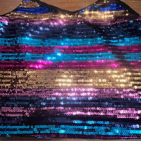 Wayf Murphy Stripe Sequin Cami Size Small - Picture 3 of 8